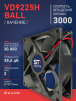 Вентилятор  VD 9225H Ball (качения) 12V, 3000 об.мин, 0,3А - st-e.info - Южно-Сахалинск