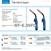 Горелка для полуавтоматической сварки TBi 7W-CC Expert, длина 4 m. - st-e.info - Южно-Сахалинск