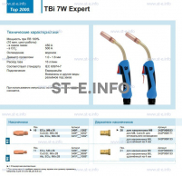 Горелка для полуавтоматической сварки TBi  7W Expert, длина 5 m. - st-e.info - Южно-Сахалинск
