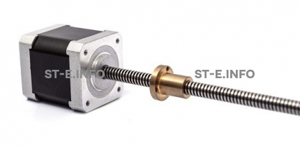 Шаговый двигатель 42HSL48-1204JA08-E146 (Tr8*4) - st-e.info - Южно-Сахалинск