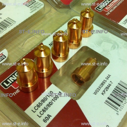 Сопло контактное для плазмотрона LC65/80/100 50A арт. W03X0893-33A - st-e.info - Южно-Сахалинск