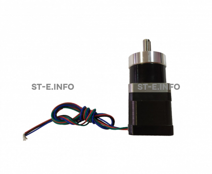 Шаговый двигатель 42HSG40-1304A с редуктором 1:10 - st-e.info - Южно-Сахалинск