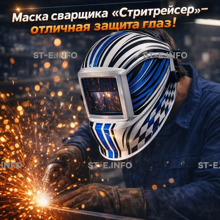 Маска сварщика хамелеон "Стритрейсер" (YXE-958I PRO) - st-e.info - Южно-Сахалинск